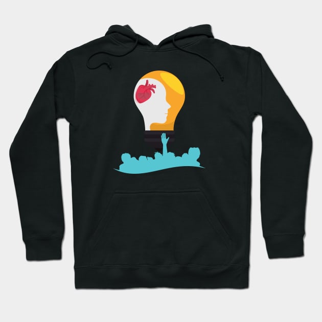 Think With Your Heart Hoodie by After Daylight Project